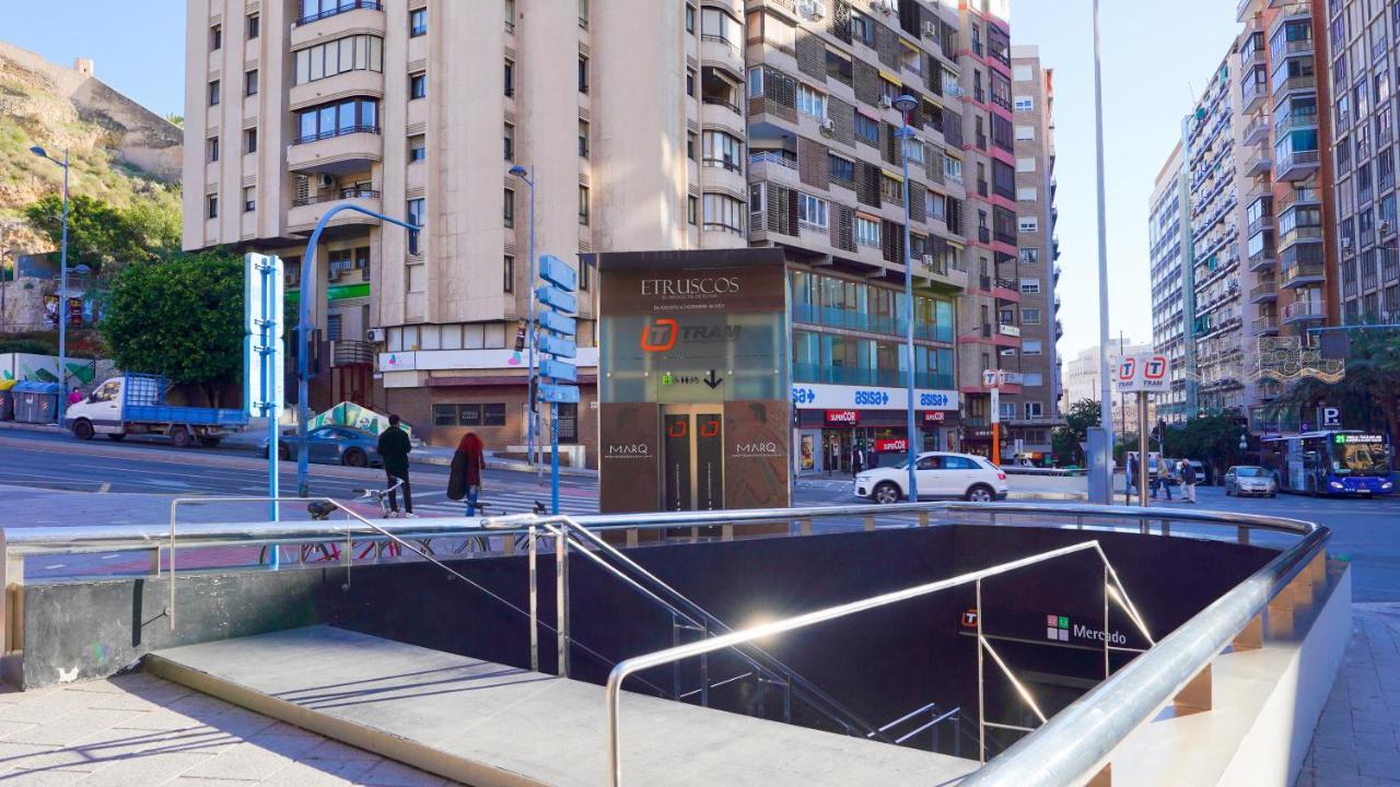 Stylish & Spacious Family Apartment Near Beach & Vibrant Historic Market Alicante Ngoại thất bức ảnh